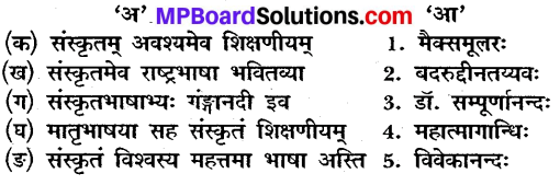 Class 10 Sanskrit Chapter 7 Solutions