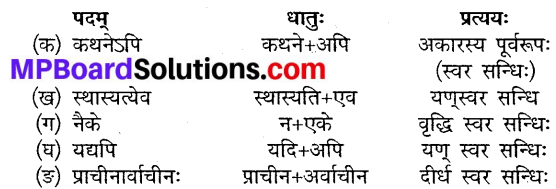 Class 10th Sanskrit Chapter 7 Solution