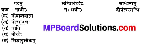 Mp Board Class 10 Sanskrit Solution
