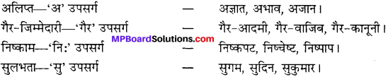MP Board Class 11th Samanya Hindi व्याकरण, भाषा बोध Important Questions 6