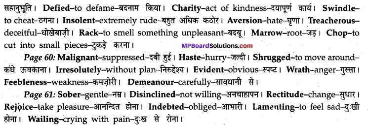 MP Board Class 12th English A Voyage Solutions Chapter 8 The Beggar img 4