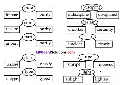 MP Board Class 12th English A Voyage Workbook Solutions Unit 2 Knowing about Words img 1