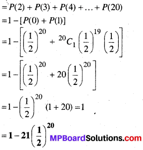 MP Board Class 12th Maths Book Solutions Chapter 13 प्रायिकता Ex 13.5 img 5