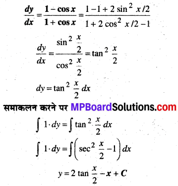 MP Board Class 12th Maths Book Solutions Chapter 9 अवकल समीकरण Ex 9.4 img 1