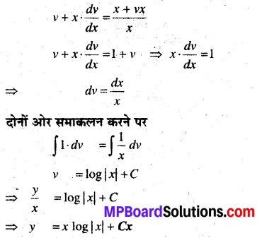 MP Board Class 12th Maths Book Solutions Chapter 9 अवकल समीकरण Ex 9.5 img 3