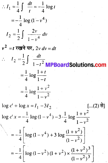 MP Board Class 12th Maths Book Solutions Chapter 9 अवकल समीकरण विविध प्रश्नावली img 10