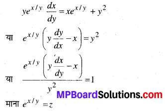 MP Board Class 12th Maths Book Solutions Chapter 9 अवकल समीकरण विविध प्रश्नावली img 19