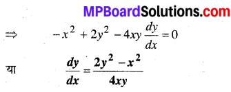 MP Board Class 12th Maths Book Solutions Chapter 9 अवकल समीकरण विविध प्रश्नावली img 35