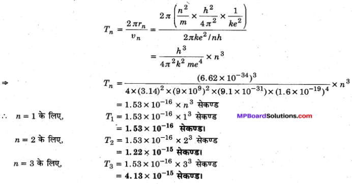 MP Board Class 12th Physics Solutions Chapter 12 परमाणु img 4