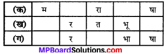 MP Board Class 6th Sanskrit Solutions विविधप्रश्नावलिः 2 Q 6