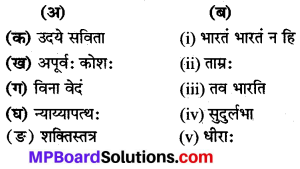 Class 8th Sanskrit Mp Board