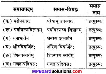 MP Board Class 8th Sanskrit Solutions विविधप्रश्नावलिः 1 Q7