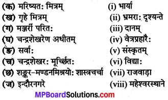 Mp Board Class 8th Sanskrit Solution