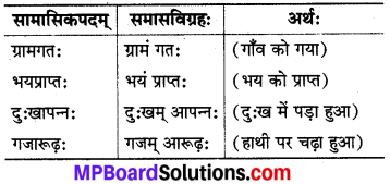 MP Board Class 8th Sanskrit व्याकरण-खण्डः 51