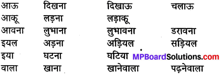 MP Board Class 9th General Hindi व्याकरण प्रत्यय img 2
