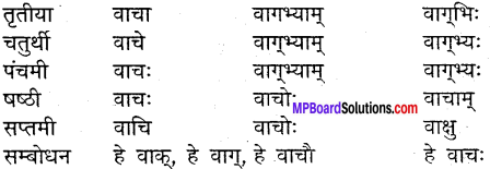 MP Board Class 9th Sanskrit व्याकरण शब्द रूप img-16