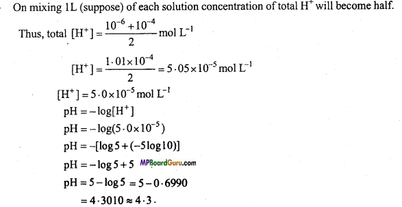 MP Board Class 11th Chemistry Important Questions Chapter 7 Equilibrium 38