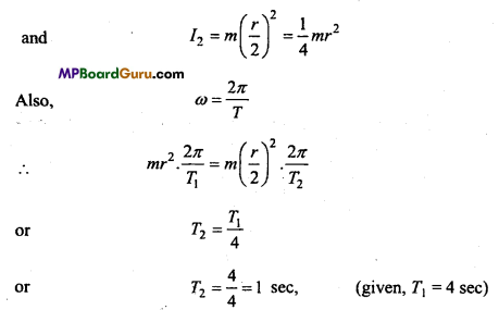 MP Board Class 11th Physics Important Questions Chapter 7 System of Particles and Rotational Motion 21